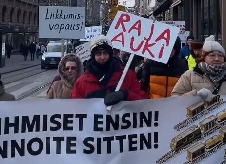 В Финляндии прошли митинги в поддержку открытия границ с Россией